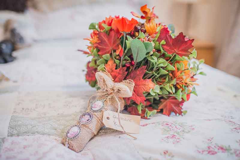 Autumnal Wedding Bouquet