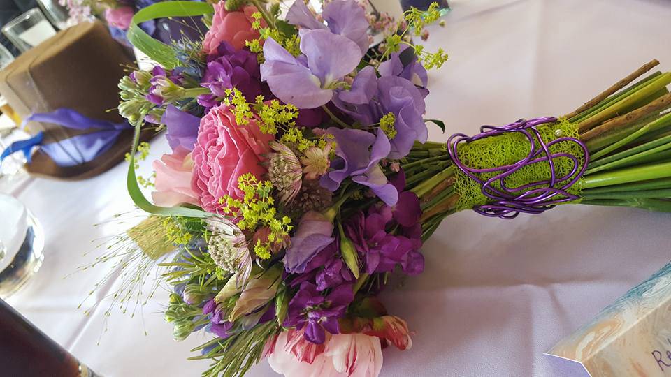 Persephone Violet Bespoke Wedding Flowers 