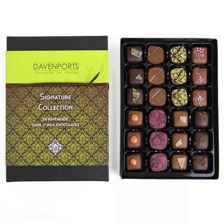 Artisan Davenport Chocolates-Signature-Collection Gift Box Packaging