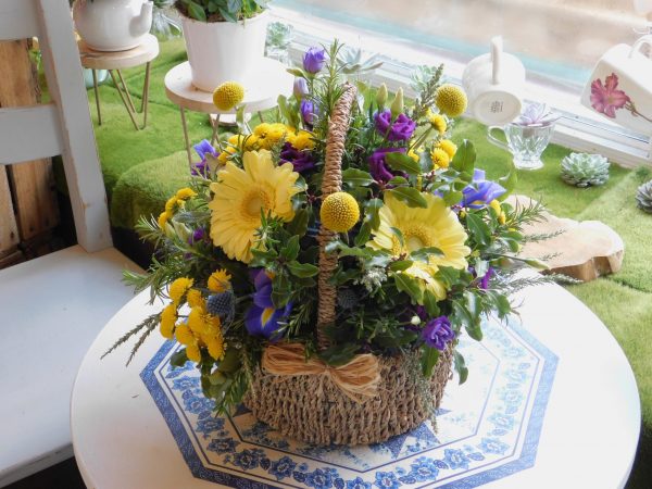 Persephone Violet Posy Arrangement