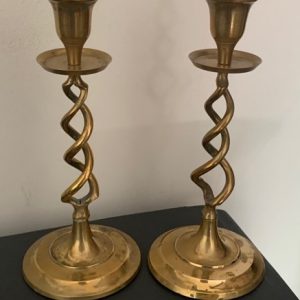 Pair of Brass Candle Sticks