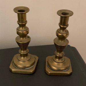 Pair of Brass Candle Sticks