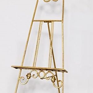 Small Gold Table Antique Easel