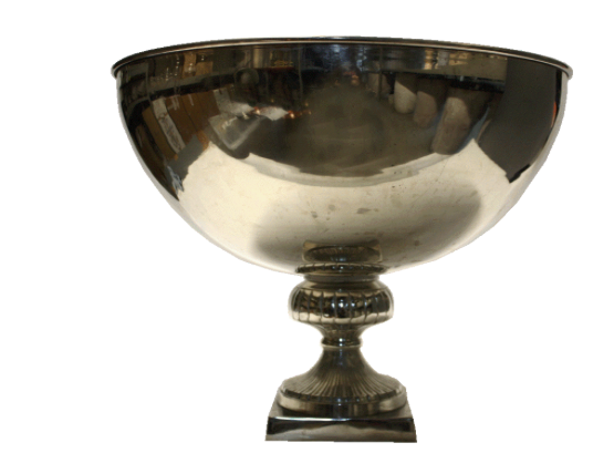 Large Silver Footed Bowl