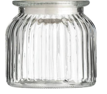 Medium Ribbed Jar