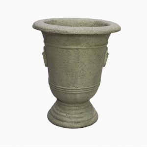 Stone effect fibre glass urn