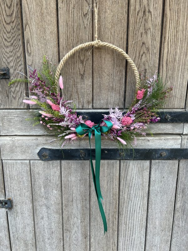 Summer Dried Flower Wreath